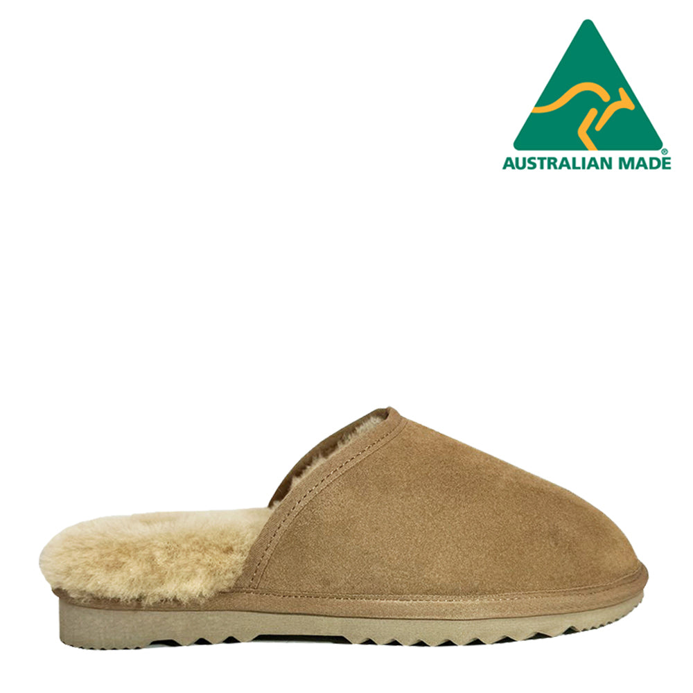 BONDI UGG Australian Made Classic Sheepskin Scuff - Chestnut