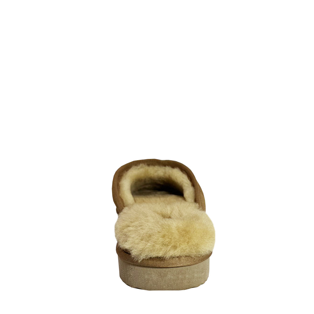 BONDI UGG Australian Made Classic Sheepskin Scuff - Chestnut