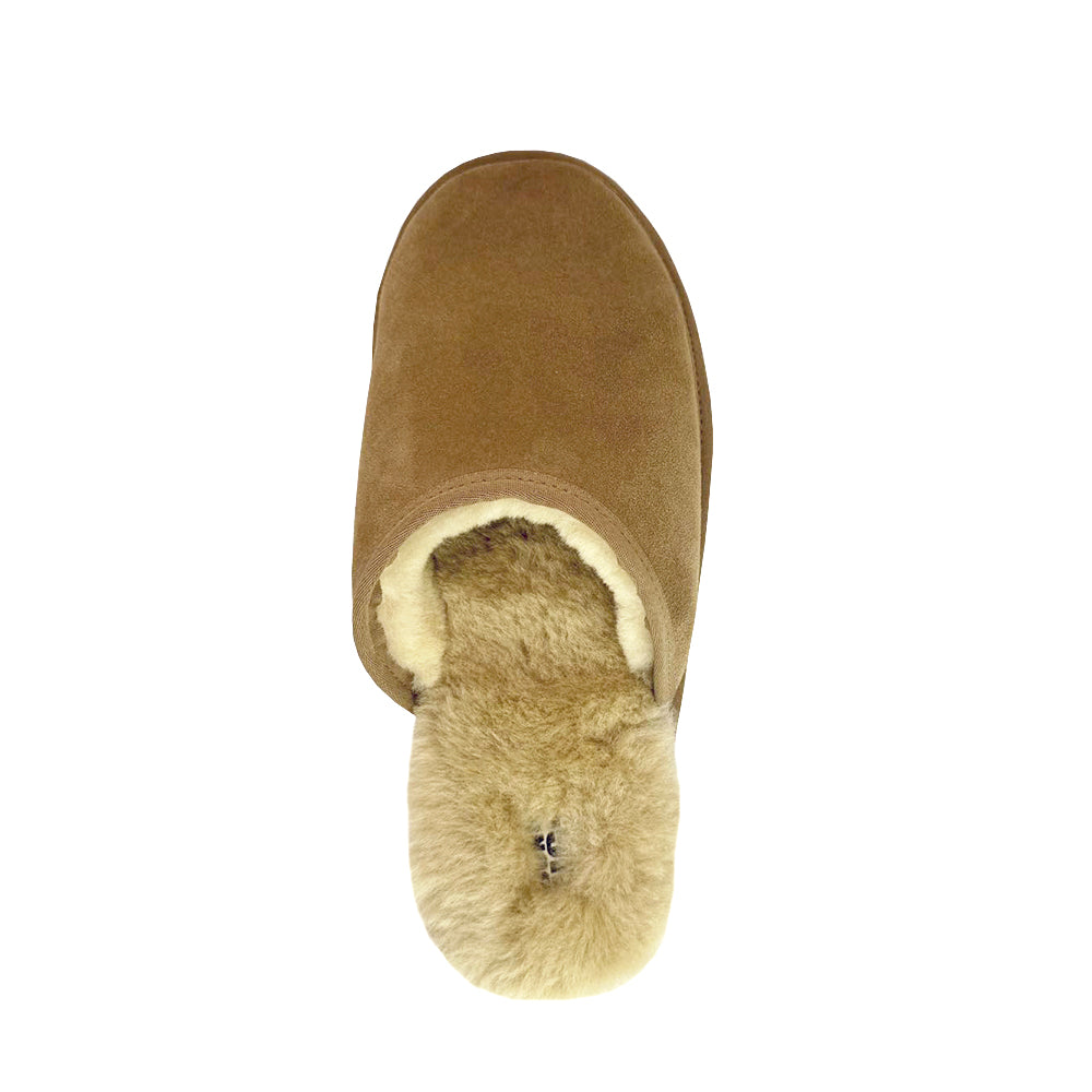 BONDI UGG Australian Made Classic Sheepskin Scuff - Chestnut