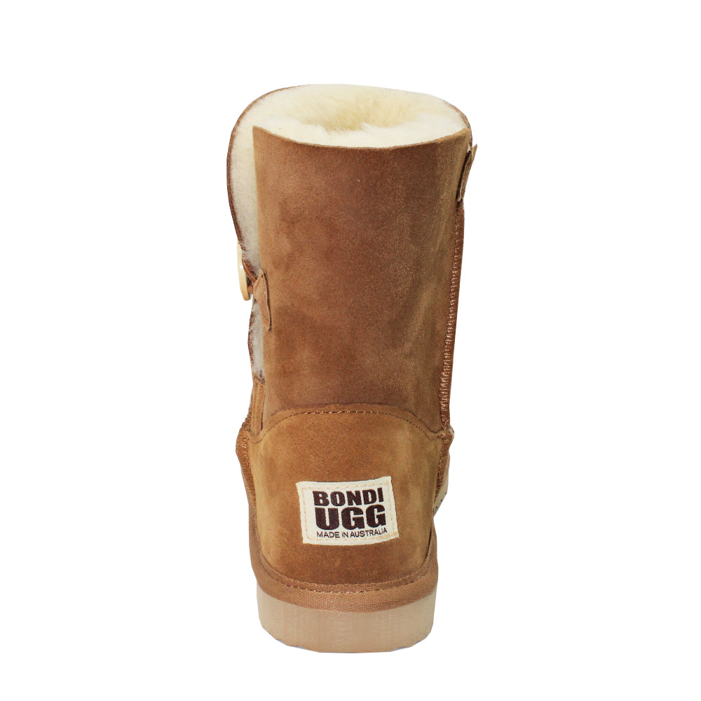 BONDI UGG - Australian Made Short Button Sheepskin Boots