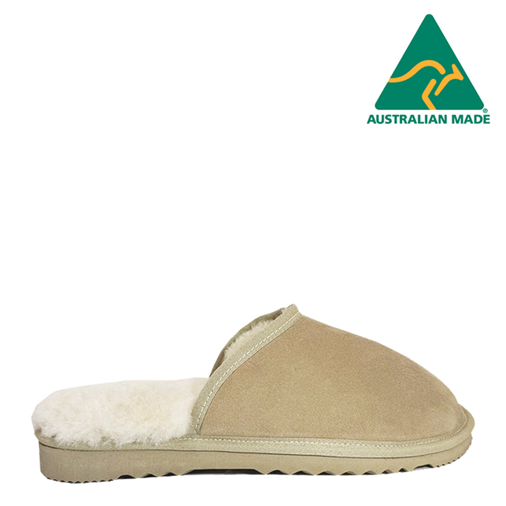 BONDI UGG Australian Made Classic Sheepskin Scuff - Sand