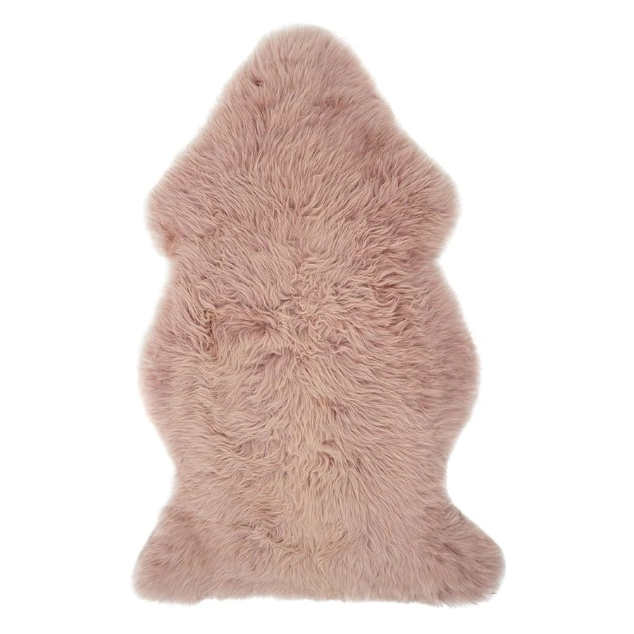 New Zealand Sheepskin Rug - Rose