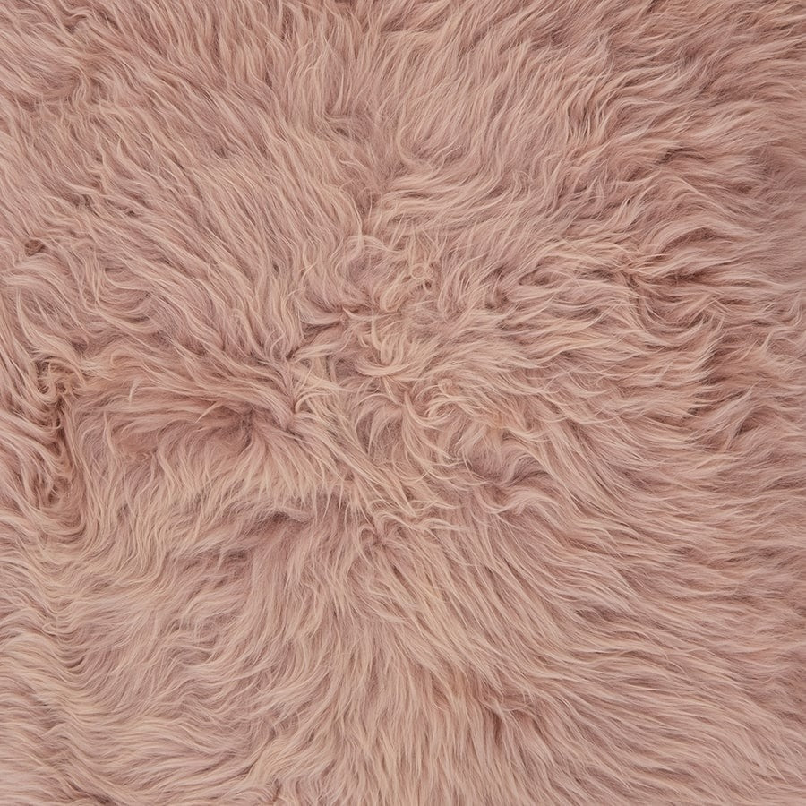 New Zealand Sheepskin Rug - Rose