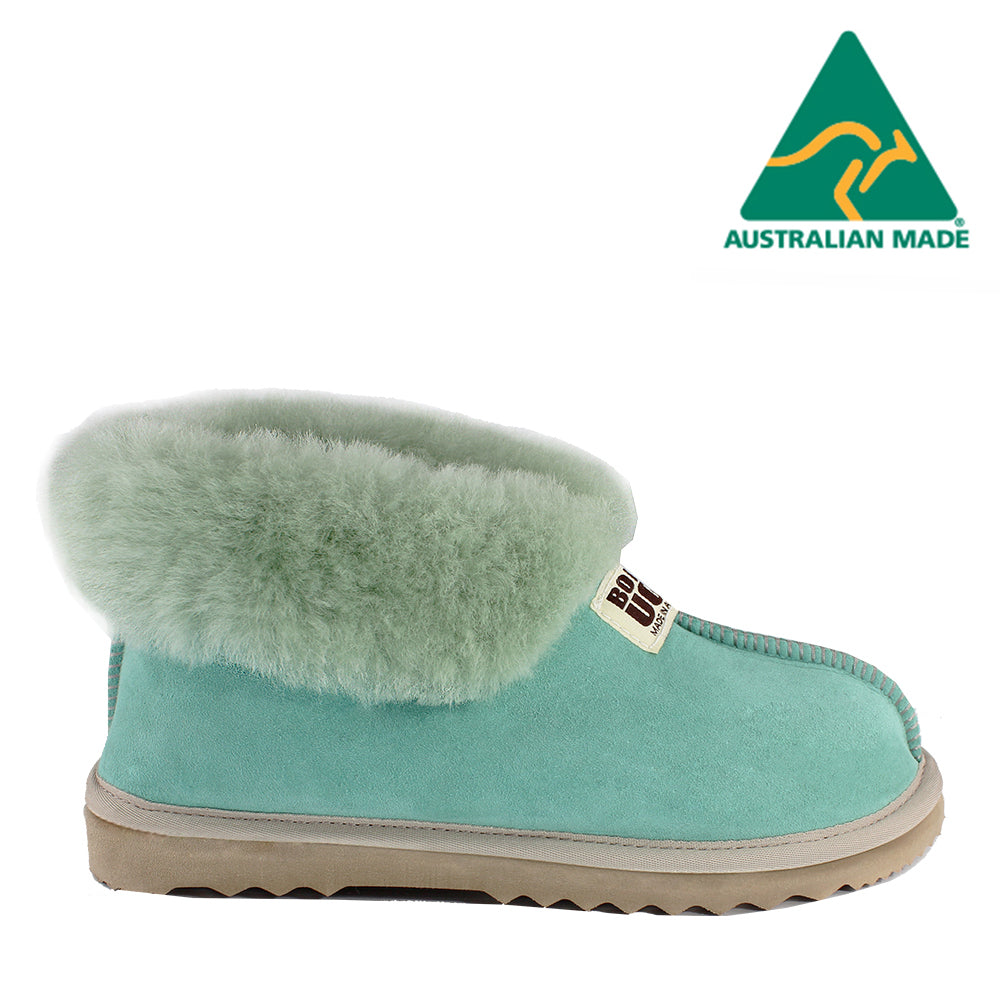 BONDI UGG Australian Made Sheepskin Cushioned Lounge Slippers