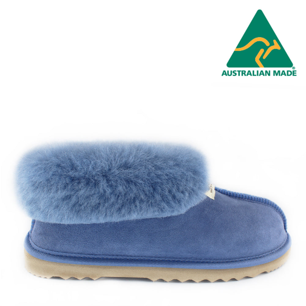 BONDI UGG Australian Made Sheepskin Cushioned Lounge Slippers
