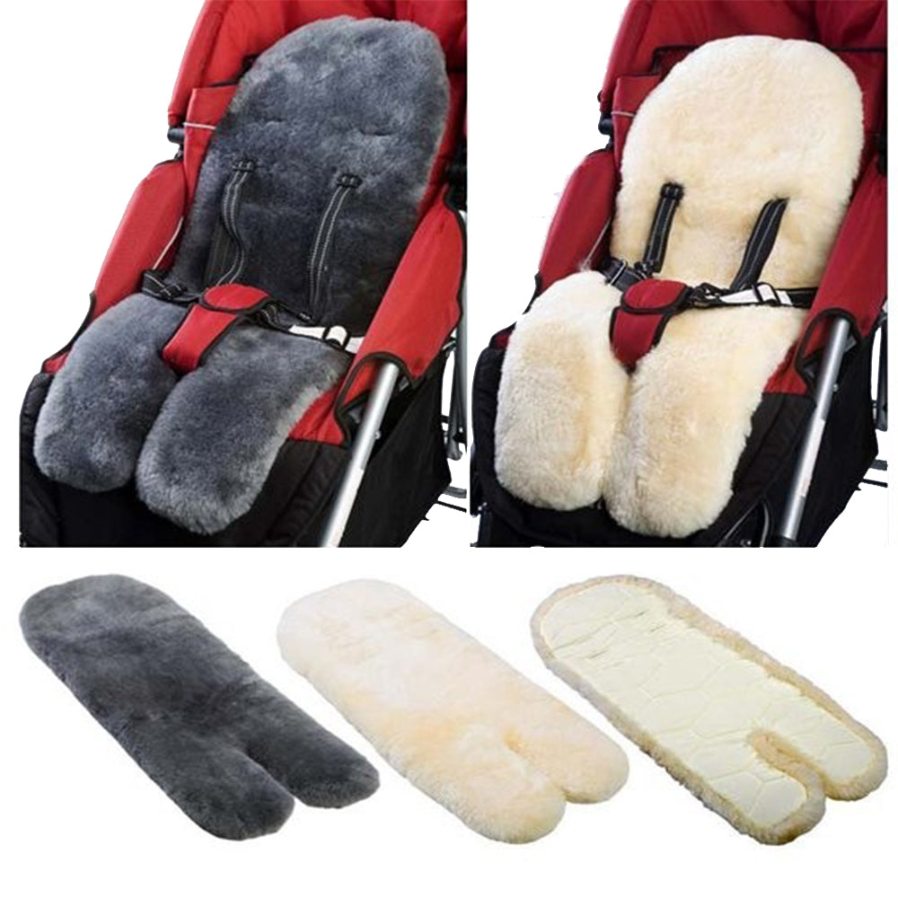 Cozy TravelerTM Shorn Lambskin  Stroller Rug - Cream